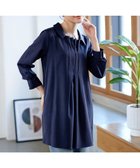 【ティアクラッセ/Tiaclasse】のフロントタックシャツチュニック 人気、トレンドファッション・服の通販 founy(ファニー) ファッション Fashion レディースファッション Fashion for Women トップス・カットソー Cut & Sew Tops シャツ・ブラウス・オフィスカジュアル Elegant Blouses & Button-Ups ウォッシャブル Machine Washable 春 Spring 洗える Machine Washable 秋 Autumn スキッパー Skipper, Open Collar チュニック Tunic, Long Top 長袖 Long Sleeve, Full Sleeve バランス Balance, Style Balance ポケット Pocket, Pocket Detail メランジ Melange, Mixed Yarn ロング Long, Long-Length S/S・春夏 SS, Spring/Summer, Warm Season 夏 Summer エレガント 上品 Elegant ビジネス 仕事 通勤 Business / Work / Commuting thumbnail ネイビー|ID: prp329100004866198 ipo3291000000036224502