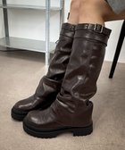 【ウィゴー/WEGO】のベルトカバーロングブーツ 人気、トレンドファッション・服の通販 founy(ファニー) ファッション Fashion レディースファッション Fashion for Women ベルト&ウエストマーク Belts & Waist Accessories スマホ Smartphone, Mobile Device ボトム Bottoms, Lower Wear ロング Long, Long-Length ワイド Wide, Wide Fit 夏 Summer 春 Spring S/S・春夏 SS, Spring/Summer, Warm Season thumbnail ブラウン|ID: prp329100004866201 ipo3291000000036224533