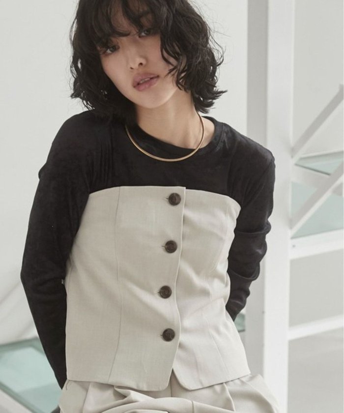 【ウィゴー/WEGO】の【ANGIE VINTAGE】ベアトップビスチェ インテリア・キッズ・メンズ・レディースファッション・服の通販 founy(ファニー) https://founy.com/ ファッション Fashion レディースファッション Fashion for Women トップス・カットソー Cut & Sew Tops キャミソール&ノースリーブ Camisoles & Sleeveless Tops ビスチェ Bustiers & Corset Tops / Layered Bustier Style インナー Innerwear 春 Spring カットソー Cut and Sewn Top キャミソール Camisole, Spaghetti Strap Top シンプル Simple, Minimal ジャケット Jacket, Outerwear ストレッチ Stretch, Stretchy Fabric スマホ Smartphone, Mobile Device スラックス Slacks, Dress Pants セットアップ Set-Up, Coordinated Outfit デニム Denim, Jeans Material トレンド Trend, Trending Now フィット Fit, Slim Fit ベーシック Basic, Essential ポケット Pocket, Pocket Detail ミックス Mix, Mixed Style ワイド Wide, Wide Fit A/W・秋冬 Autumn/Winter S/S・春夏 SS, Spring/Summer, Warm Season おすすめ Recommended / Our Picks 夏 Summer |ID: prp329100004866210 ipo3291000000036224656