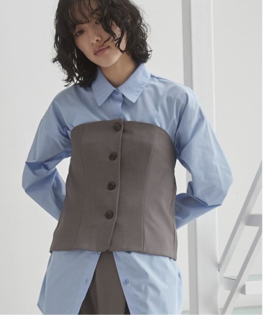 【ウィゴー/WEGO】の【ANGIE VINTAGE】ベアトップビスチェ インテリア・キッズ・メンズ・レディースファッション・服の通販 founy(ファニー) 　ファッション　Fashion　レディースファッション　Fashion for Women　トップス・カットソー　Cut & Sew Tops　キャミソール&ノースリーブ　Camisoles & Sleeveless Tops　ビスチェ　Bustiers & Corset Tops / Layered Bustier Style　インナー　Innerwear　春　Spring　カットソー　Cut and Sewn Top　キャミソール　Camisole, Spaghetti Strap Top　シンプル　Simple, Minimal　ジャケット　Jacket, Outerwear　ストレッチ　Stretch, Stretchy Fabric　スマホ　Smartphone, Mobile Device　スラックス　Slacks, Dress Pants　セットアップ　Set-Up, Coordinated Outfit　デニム　Denim, Jeans Material　トレンド　Trend, Trending Now　フィット　Fit, Slim Fit　ベーシック　Basic, Essential　ポケット　Pocket, Pocket Detail　ミックス　Mix, Mixed Style　ワイド　Wide, Wide Fit　A/W・秋冬　Autumn/Winter　S/S・春夏　SS, Spring/Summer, Warm Season　おすすめ　Recommended / Our Picks　夏　Summer　グレー|ID: prp329100004866210 ipo3291000000036224659