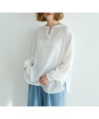 【イェッカ ヴェッカ/YECCA VECCA】の2wayリブMIXジョーゼットブラウス 人気、トレンドファッション・服の通販 founy(ファニー) ファッション Fashion レディースファッション Fashion for Women トップス・カットソー Cut & Sew Tops シャツ・ブラウス・オフィスカジュアル Elegant Blouses & Button-Ups ジョーゼット Georgette, Semi-Sheer Fabric ポケット Pocket, Pocket Detail エレガント 上品 Elegant 夏 Summer 春 Spring S/S・春夏 SS, Spring/Summer, Warm Season thumbnail White|ID: prp329100004866213 ipo3291000000036224694