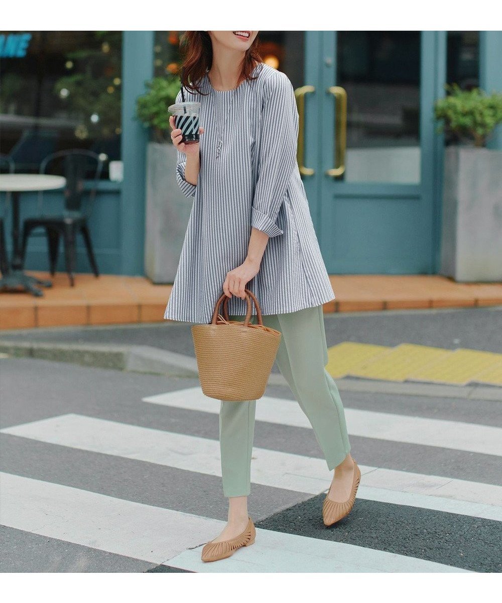 【ティアクラッセ/Tiaclasse】の【おのののかさん着用】とろみカラーテーパードパンツ 人気、トレンドファッション・服の通販 founy(ファニー) 　ファッション　Fashion　レディースファッション　Fashion for Women　パンツ　Pants & Trousers　ウォッシャブル　Machine Washable　春　Spring　洗える　Machine Washable　秋　Autumn　ストレッチ　Stretch, Stretchy Fabric　とろみ　Fluid, Flowy Fabric　ツイル　Twist, Twisted Detail　フェイク　Faux, Fake　フリル　Frill, Ruffle　ボトム　Bottoms, Lower Wear　ポケット　Pocket, Pocket Detail　ループ　Loop, Loop Knit　楽ちん　Easy Fit, Comfortable　冬　Winter / This Winter　A/W・秋冬　Autumn/Winter　S/S・春夏　SS, Spring/Summer, Warm Season　夏　Summer　エレガント 上品　Elegant　ビジネス 仕事 通勤　Business / Work / Commuting　 other-1|ID: prp329100004866214 ipo3291000000036224706