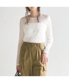 【23区/NIJYUSANKU】の【SLOW/一部店舗限定】リンクルレース シアー カットソー 人気、トレンドファッション・服の通販 founy(ファニー) ファッション Fashion レディースファッション Fashion for Women トップス・カットソー Cut & Sew Tops シャツ・ブラウス・オフィスカジュアル Elegant Blouses & Button-Ups ロングTシャツ・Tシャツ Longline T-Shirts & Tees カットソー・ベーシックTシャツ Cut-and-Sewn Tops / Stretch Tees & Basics インナー Innerwear 春 Spring カットソー Cut and Sewn Top シアー Sheer, See-Through ジャケット Jacket, Outerwear スウェット / スエット Sweatshirt, Sweatwear ストレッチ Stretch, Stretchy Fabric トレンド Trend, Trending Now フィット Fit, Slim Fit ミリタリー Military, Army Style レース Lace, Lace Fabric S/S・春夏 SS, Spring/Summer, Warm Season おすすめ Recommended / Our Picks 夏 Summer 2026年 2026 thumbnail ホワイト系|ID: prp329100004866220 ipo3291000000036224797