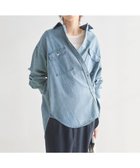 【23区/NIJYUSANKU】の【SLOW/一部店舗限定】2WAY ダンガリー シャツ 人気、トレンドファッション・服の通販 founy(ファニー) ファッション Fashion レディースファッション Fashion for Women トップス・カットソー Cut & Sew Tops シャツ・ブラウス・オフィスカジュアル Elegant Blouses & Button-Ups インディゴ Indigo Denim 春 Spring カシュクール Wrap Design ダンガリー Dungaree, Chambray デニム Denim, Jeans Material ドレープ Drape, Draping Fabric バランス Balance, Style Balance リラックス Relax, Relaxed Fit S/S・春夏 SS, Spring/Summer, Warm Season 夏 Summer エレガント 上品 Elegant 2026年 2026 thumbnail スカイブルー系|ID: prp329100004866224 ipo3291000000036224836