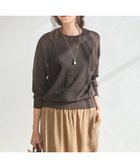 【23区/NIJYUSANKU】の【SLOW/一部店舗限定】シアー プルオーバー ニット 人気、トレンドファッション・服の通販 founy(ファニー) ファッション Fashion レディースファッション Fashion for Women トップス・カットソー Cut & Sew Tops ニット Knit Tops & Sweaters カジュアルプルオーバー・ニットトップス Pullovers & Knit Tops / Casual Pullovers 春 Spring シアー Sheer, See-Through シンプル Simple, Minimal セーター Sweater, Knitwear リネン Linen, Linen Fabric S/S・春夏 SS, Spring/Summer, Warm Season 夏 Summer 2026年 2026 thumbnail ダークブラウン系|ID: prp329100004866226 ipo3291000000036224873