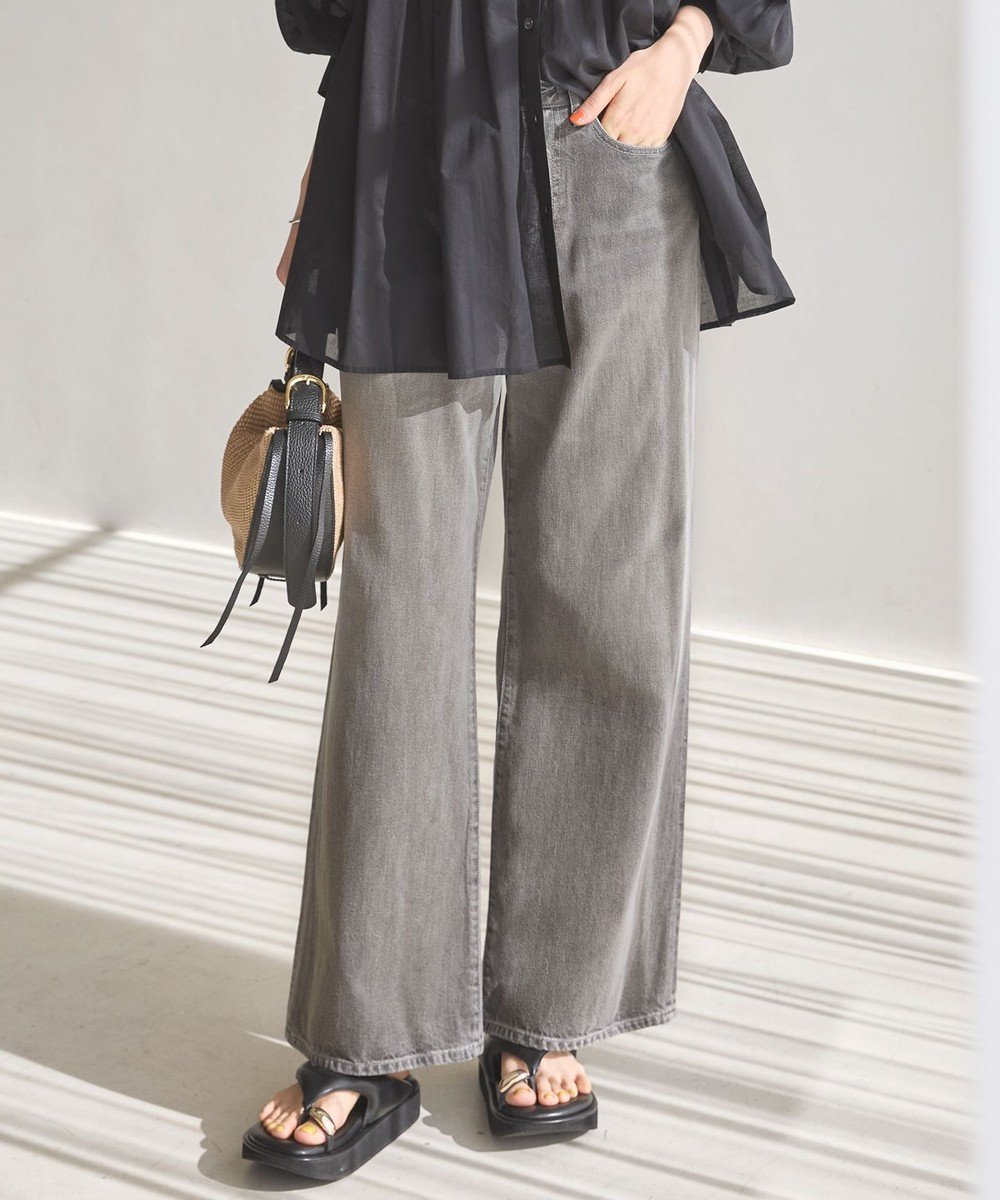【23区/NIJYUSANKU】の【SLOW/一部店舗限定】ワイドシルエット デニム パンツ 人気、トレンドファッション・服の通販 founy(ファニー) 　ファッション　Fashion　レディースファッション　Fashion for Women　パンツ　Pants & Trousers　デニムパンツ・ジーンズ・美脚デニム　Denim Jeans & Pants　ヴィンテージ　Vintage Style　春　Spring　デニム　Denim, Jeans Material　フィット　Fit, Slim Fit　フレア　Flare, Flared　リラックス　Relax, Relaxed Fit　ワイド　Wide, Wide Fit　S/S・春夏　SS, Spring/Summer, Warm Season　夏　Summer　2026年　2026　 other-1|ID: prp329100004866227 ipo3291000000036224883