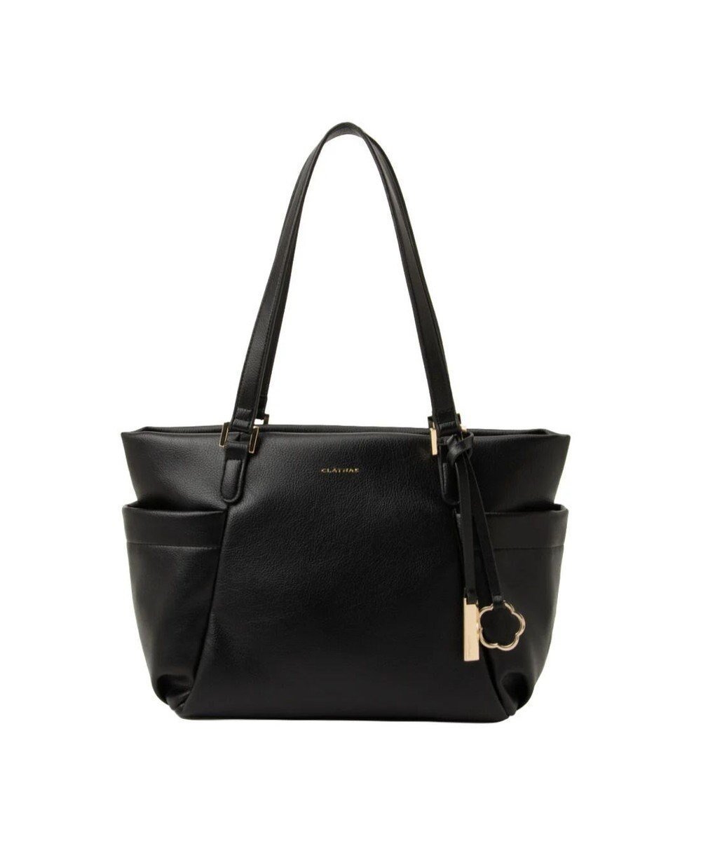 【クレイサス/CLATHAS】のマリー トートバッグ インテリア・キッズ・メンズ・レディースファッション・服の通販 founy(ファニー) ファッション Fashion レディースファッション Fashion for Women バッグ Bags フェミニン Feminine, Girly ポケット Pocket, Pocket Detail モチーフ Motif, Design Theme エレガント 上品 Elegant ビジネス 仕事 通勤 Business / Work / Commuting ブラック|ID: prp329100004866232 ipo3291000000036224943