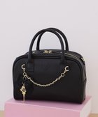 【メゾンドフルール/Maison de FLEUR】のチャーム付きスクエアボストンバッグ 人気、トレンドファッション・服の通販 founy(ファニー) ファッション Fashion レディースファッション Fashion for Women バッグ Bags エレガント 上品 Elegant シンプル Simple, Minimal スクエア Square, Square Shape チャーム Charm, Pendant トレンド Trend, Trending Now フォルム Silhouette, Form ボストンバッグ Boston Bag, Retro Bag ボックス Boxy, Box Shape thumbnail Black|ID: prp329100004866233 ipo3291000000036224955