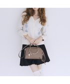 【メゾンドフルール/Maison de FLEUR】のチャーム付きスクエアボストンバッグ 人気、トレンドファッション・服の通販 founy(ファニー) ファッション Fashion レディースファッション Fashion for Women バッグ Bags エレガント 上品 Elegant シンプル Simple, Minimal スクエア Square, Square Shape チャーム Charm, Pendant トレンド Trend, Trending Now フォルム Silhouette, Form ボストンバッグ Boston Bag, Retro Bag ボックス Boxy, Box Shape thumbnail Brown|ID: prp329100004866233 ipo3291000000036224956