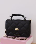 【メゾンドフルール/Maison de FLEUR】のキルティングフラップバッグ 人気、トレンドファッション・服の通販 founy(ファニー) ファッション Fashion レディースファッション Fashion for Women バッグ Bags キルティング Quilted, Quilting パール Pearl, Pearl Accent フラップ Flap, Flap Pocket マグネット Magnet, Magnetic Closure リボン Ribbon, Bow エレガント 上品 Elegant thumbnail Black|ID: prp329100004866234 ipo3291000000036224966