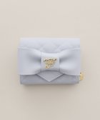 【メゾンドフルール/Maison de FLEUR】のキルティングFリボンウォレット 人気、トレンドファッション・服の通販 founy(ファニー) ファッション Fashion レディースファッション Fashion for Women ミニ財布・二つ折り財布 Wallets & Card Cases おすすめ Recommended / Our Picks キルティング Quilted, Quilting コンパクト Compact, Small Size ポケット Pocket, Pocket Detail モチーフ Motif, Design Theme リボン Ribbon, Bow エレガント 上品 Elegant 財布 Wallet, Purse thumbnail Sax|ID: prp329100004866235 ipo3291000000036224978