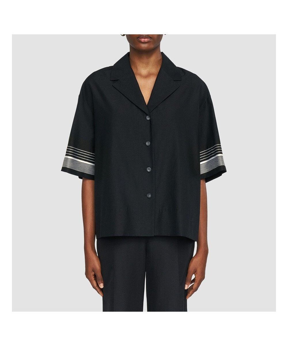 【ジョゼフ/JOSEPH】のコットンブレンド シャツ 人気、トレンドファッション・服の通販 founy(ファニー) ファッション Fashion レディースファッション Fashion for Women トップス・カットソー Cut & Sew Tops シャツ・ブラウス・オフィスカジュアル Elegant Blouses & Button-Ups シルク Silk, 100% Silk ジャカード/ジャガード Jacquard, Woven Pattern ストライプ Stripe, Striped Pattern フィット Fit, Slim Fit リラックス Relax, Relaxed Fit 夏 Summer 春 Spring S/S・春夏 SS, Spring/Summer, Warm Season other-1|ID: prp329100004866376 ipo3291000000036241014