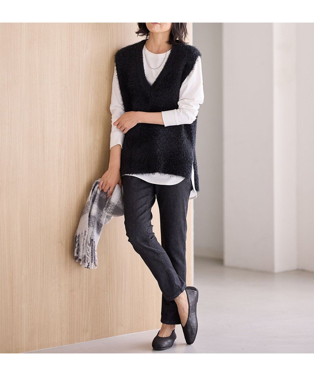 【エニー/ANY】の【ウエストゴム/ストレッチ】ウルトライージーデニムパンツ 人気、トレンドファッション・服の通販 founy(ファニー) 　ファッション　Fashion　レディースファッション　Fashion for Women　パンツ　Pants & Trousers　デニムパンツ・ジーンズ・美脚デニム　Denim Jeans & Pants　おすすめ　Recommended / Our Picks　インナー　Innerwear　シンプル　Simple, Minimal　ストレッチ　Stretch, Stretchy Fabric　チュニック　Tunic, Long Top　デニム　Denim, Jeans Material　夏　Summer　S/S・春夏　SS, Spring/Summer, Warm Season　A/W・秋冬　Autumn/Winter　 other-1|ID: prp329100004866380 ipo3291000000036241068