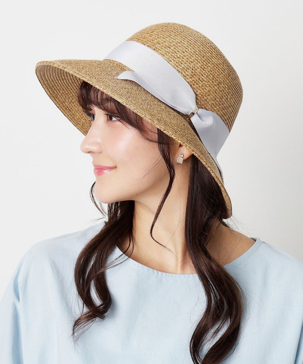 【ムーンバット/MOONBAT】のFURLA(フルラ) ペーパーブレードリボン巻きダウンハット サイズ調整可 インテリア・キッズ・メンズ・レディースファッション・服の通販 founy(ファニー) 　ファッション　Fashion　レディースファッション　Fashion for Women　キャップ&ハット　Hats & Caps　おすすめ　Recommended / Our Picks　アクセサリー　Fashion Accessories　イタリア　Italy　エレガント 上品　Elegant　カラフル　Colorful Design　シューズ　Shoes, Footwear　ダウン　Down, Puffer　チャーム　Charm, Pendant　リゾート　Resort, Vacation Style　リボン　Ribbon, Bow　帽子　Hat, Headwear　旅行　Travel　オフホワイト|ID: prp329100004866387 ipo3291000000036241226