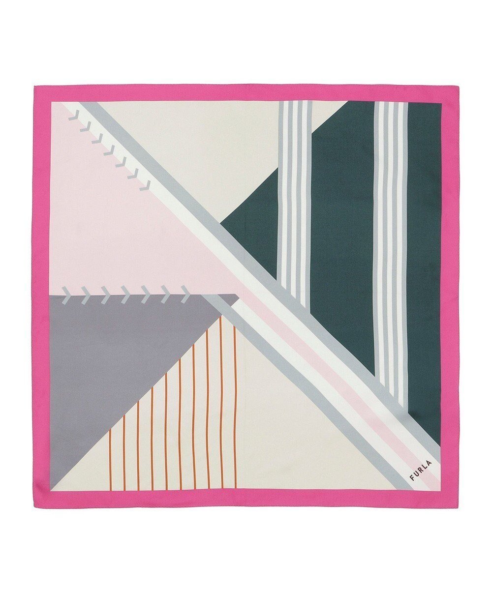 【ムーンバット/MOONBAT】のFURLA シルク100% 幾何柄 スクエアスカーフ インテリア・キッズ・メンズ・レディースファッション・服の通販 founy(ファニー) ファッション Fashion レディースファッション Fashion for Women イタリア Italy シルク Silk, 100% Silk シンプル Simple, Minimal ジャケット Jacket, Outerwear スカーフ Scarf, Neckwear スクエア Square, Square Shape バンダナ Bandana, Head Scarf ピンク|ID: prp329100004866388 ipo3291000000036241241