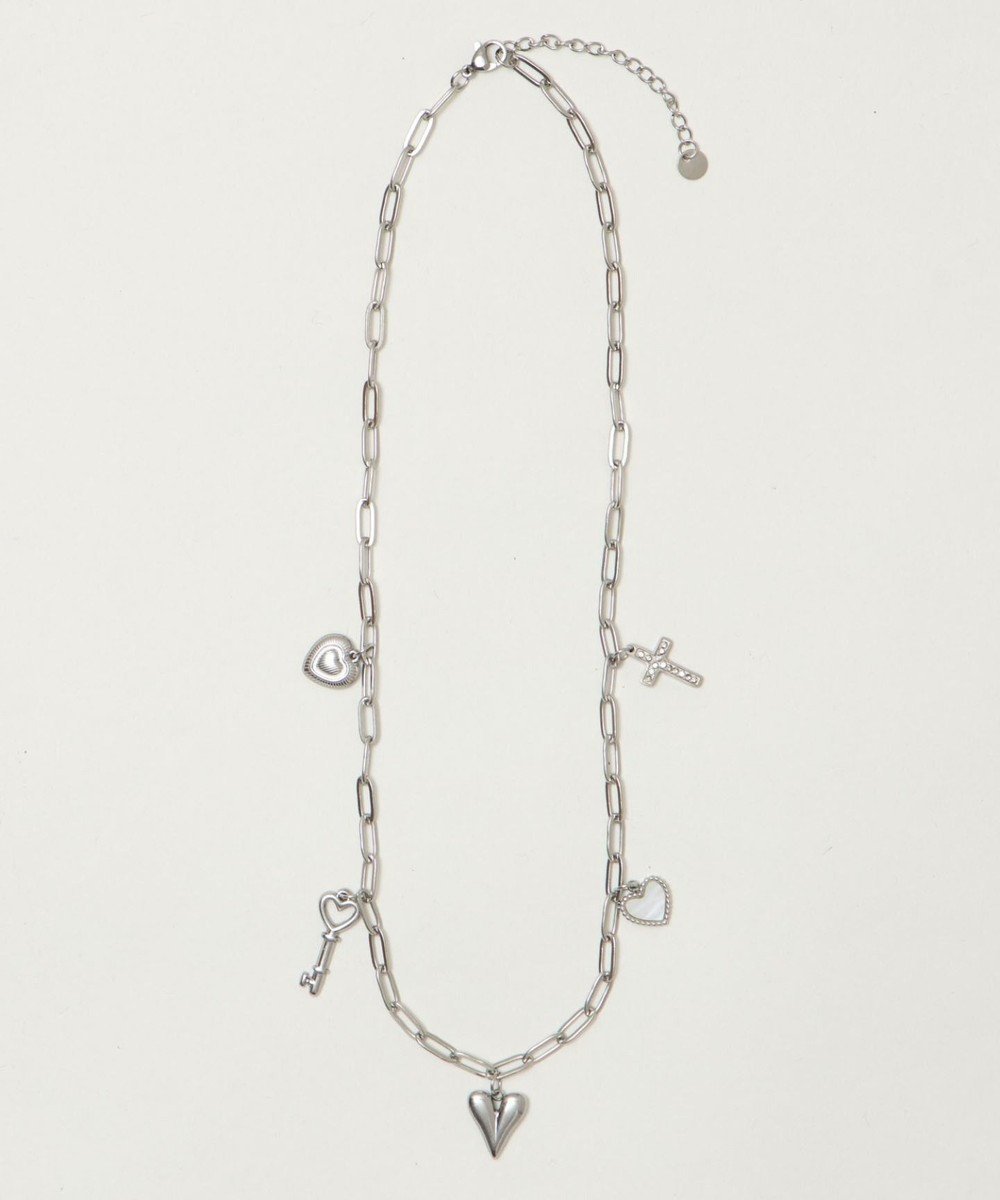 【ウィゴー/WEGO】のLステンレスハートモチーフチェーンネックレス インテリア・キッズ・メンズ・レディースファッション・服の通販 founy(ファニー) 　ファッション　Fashion　レディースファッション　Fashion for Women　ジュエリー　Jewelry　ネックレス　Necklaces & Pendants　おすすめ　Recommended / Our Picks　アクセサリー　Fashion Accessories　スマホ　Smartphone, Mobile Device　ネックレス　Necklace, Pendant Necklace　柄1|ID: prp329100004866400 ipo3291000000036241570