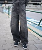 【ウィゴー/WEGO】の【ユニセックス着用ITEM/SMLサイズ展開】カバーフィットバルーンデニムパンツ 人気、トレンドファッション・服の通販 founy(ファニー) ファッション Fashion レディースファッション Fashion for Women パンツ Pants & Trousers デニムパンツ・ジーンズ・美脚デニム Denim Jeans & Pants 春 Spring 秋 Autumn シューズ Shoes, Footwear ショート Short, Short Length シンプル Simple, Minimal スウェット / スエット Sweatshirt, Sweatwear スニーカー Sneakers, Trainers スマホ Smartphone, Mobile Device デニム Denim, Jeans Material バルーン Balloon, Balloon Silhouette ビッグ Big, Oversized フィット Fit, Slim Fit リラックス Relax, Relaxed Fit ループ Loop, Loop Knit 冬 Winter / This Winter S/S・春夏 SS, Spring/Summer, Warm Season プチプライス・低価格 Affordable / Budget Price おすすめ Recommended / Our Picks 夏 Summer thumbnail デニムブラックソノタ|ID: prp329100004866405 ipo3291000000036241653