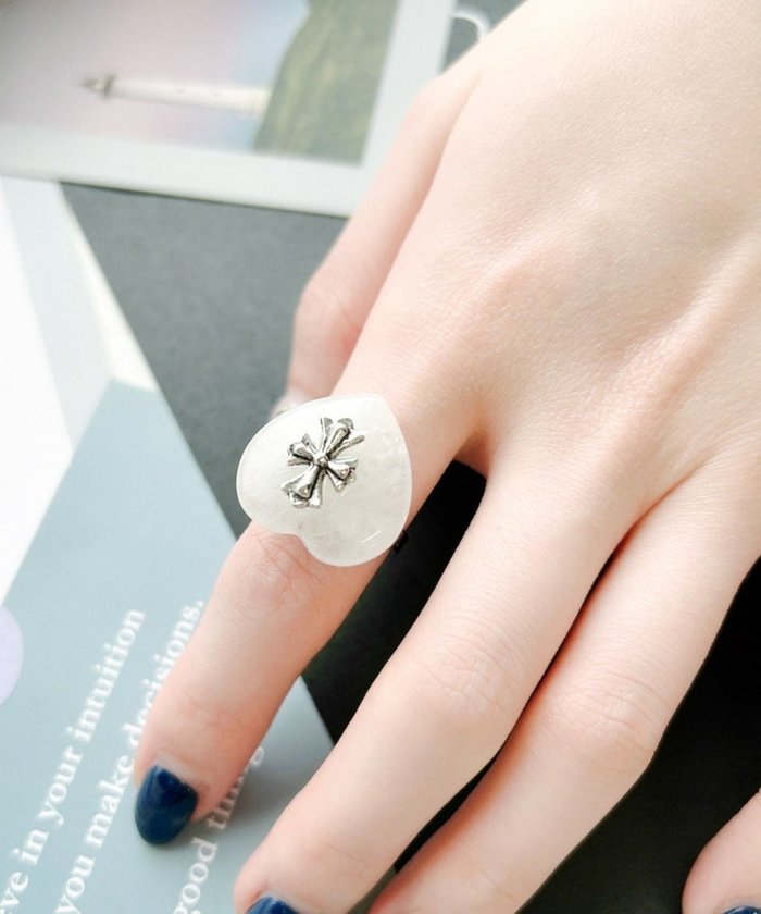 【ウィゴー/WEGO】のLクロスハートリング インテリア・キッズ・メンズ・レディースファッション・服の通販 founy(ファニー) https://founy.com/ ファッション Fashion レディースファッション Fashion for Women おすすめ Recommended / Our Picks アクセサリー Fashion Accessories スマホ Smartphone, Mobile Device バランス Balance, Style Balance モチーフ Motif, Design Theme |ID: prp329100004866406 ipo3291000000036241664