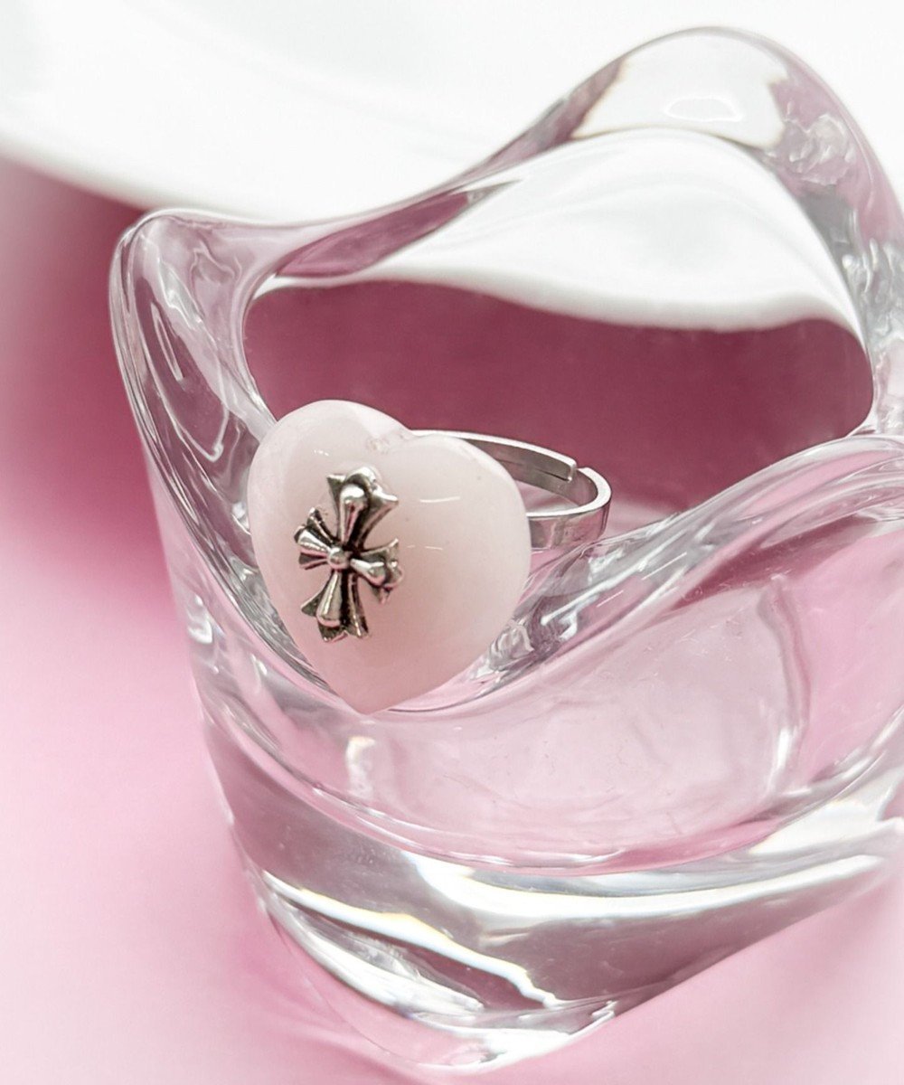 【ウィゴー/WEGO】のLクロスハートリング インテリア・キッズ・メンズ・レディースファッション・服の通販 founy(ファニー) 　ファッション　Fashion　レディースファッション　Fashion for Women　おすすめ　Recommended / Our Picks　アクセサリー　Fashion Accessories　スマホ　Smartphone, Mobile Device　バランス　Balance, Style Balance　モチーフ　Motif, Design Theme　柄2|ID: prp329100004866406 ipo3291000000036241668