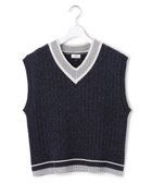 【ジェイプレスヨークストリート/J.PRESS YORK STREET】の【WOMEN】ケーブルチルデン ニットベスト 人気、トレンドファッション・服の通販 founy(ファニー) ファッション Fashion レディースファッション Fashion for Women アウター Coat / Outerwear Collection トップス・カットソー Cut & Sew Tops ニット Knit Tops & Sweaters ベスト&ジレ / 重ね着スタイル Vests & Gilets アクセサリー Fashion Accessories アクリル Acrylic Material 春 Spring カーゴパンツ Cargo Pants, Utility Pants キャップ Cap, Baseball Cap クラシカル Classical, Vintage-Inspired スラックス Slacks, Dress Pants チュニック Tunic, Long Top デニム Denim, Jeans Material バランス Balance, Style Balance パール Pearl, Pearl Accent ベスト Vest, Waistcoat メガネ Glasses, Eyewear メタル Metal, Metal Parts ロング Long, Long-Length S/S・春夏 SS, Spring/Summer, Warm Season おすすめ Recommended / Our Picks 夏 Summer エレガント 上品 Elegant thumbnail ネイビー系|ID: prp329100004866413 ipo3291000000036241760