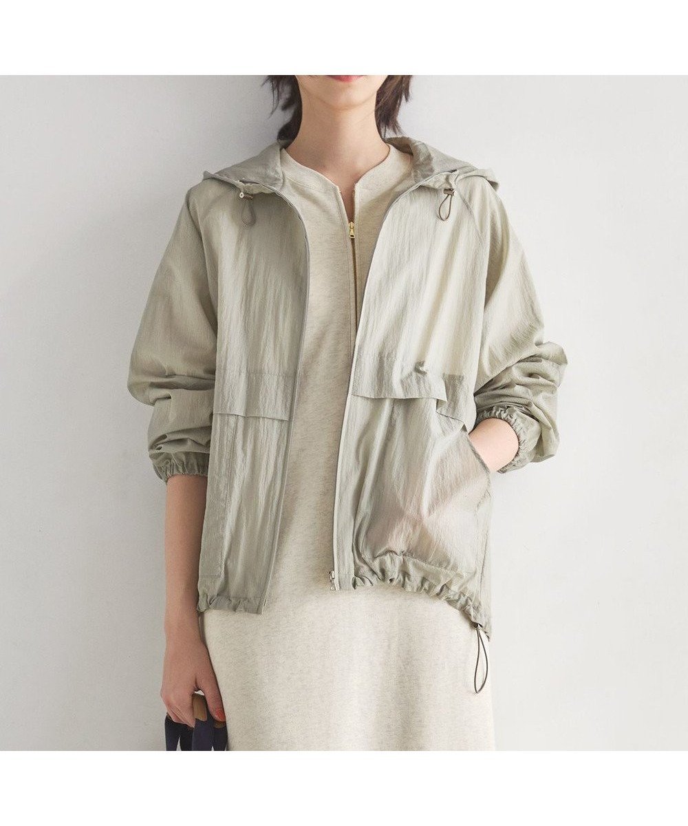 【23区/NIJYUSANKU】の【SLOW/一部店舗限定】ナイロン パーカー ブルゾン 人気、トレンドファッション・服の通販 founy(ファニー) 　ファッション　Fashion　レディースファッション　Fashion for Women　アウター　Coat / Outerwear Collection　レディースジャケット・軽アウター　Jackets　ブルゾンジャケット・スポーティアウター　Blouson Jackets　エアリー　Airy Texture　春　Spring　軽量　Lightweight, Ultra Light　ジャケット　Jacket, Outerwear　デニム　Denim, Jeans Material　パーカー　Hoodie, Parka　フェミニン　Feminine, Girly　ブルゾン　Blouson, Bomber Jacket　ミックス　Mix, Mixed Style　ワッシャー　Washer, Crinkled Finish　S/S・春夏　SS, Spring/Summer, Warm Season　おすすめ　Recommended / Our Picks　夏　Summer　旅行　Travel　2026年　2026　 other-1|ID: prp329100004866424 ipo3291000000036241891