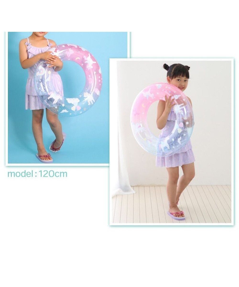 【マザーガーデン/Mother garden / KIDS】のマザーガーデン 浮き輪 子供用 60cm 《ユニコーンレインボー/ユニコーングラデーション/レモンくま》 単品 インテリア・キッズ・メンズ・レディースファッション・服の通販 founy(ファニー) 　ファッション　Fashion　キッズファッション　Fashion for Kids　アウトドア　Outdoor Clothing　ガーデン　Garden, Gardening　キャラクター　Character, Licensed Characters　グラデーション　Gradient, Ombre　ビーチ　Beach, Seaside　プチプライス・低価格　Affordable / Budget Price　夏　Summer　春　Spring　S/S・春夏　SS, Spring/Summer, Warm Season　水着　Swimsuit, Swimwear　ユニコーングラデーション|ID: prp329100004866443 ipo3291000000036242134