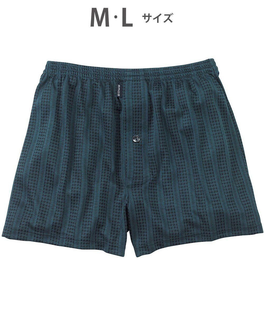 【ワコール/Wacoal / MEN】のトランクス 天然由来繊維(混) しっとりなめらかな肌ざわり ニット素材 前開き GT7802 /ブロス バイ ワコールメン インテリア・キッズ・メンズ・レディースファッション・服の通販 founy(ファニー) 　ファッション　Fashion　メンズファッション　Fashion for Men　なめらか　Smooth, Silky Texture　アンダー　Underwear Essentials　ストライプ　Stripe, Striped Pattern　ミックス　Mix, Mixed Style　オリーブ|ID: prp329100004866463 ipo3291000000036242428