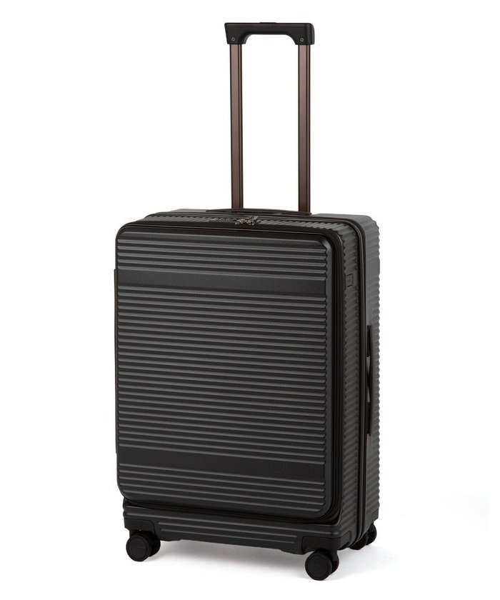 【エースバッグズアンドラゲッジ/ACE BAGS & LUGGAGE】のace. サルートン フロントオープンスーツケース M~Lサイズ 68～77L 05363 インテリア・キッズ・メンズ・レディースファッション・服の通販 founy(ファニー) https://founy.com/ ファッション Fashion レディースファッション Fashion for Women スーツ Business Suits & Workwear シンプル Simple, Minimal スマート Smart, Elegant フロント Front, Front Design リュック Backpack, Rucksack 再入荷 Restock / Back in Stock 旅行 Travel スーツケース キャリーケース Suitcase / Carry Case |ID: prp329100004866467 ipo3291000000036242493