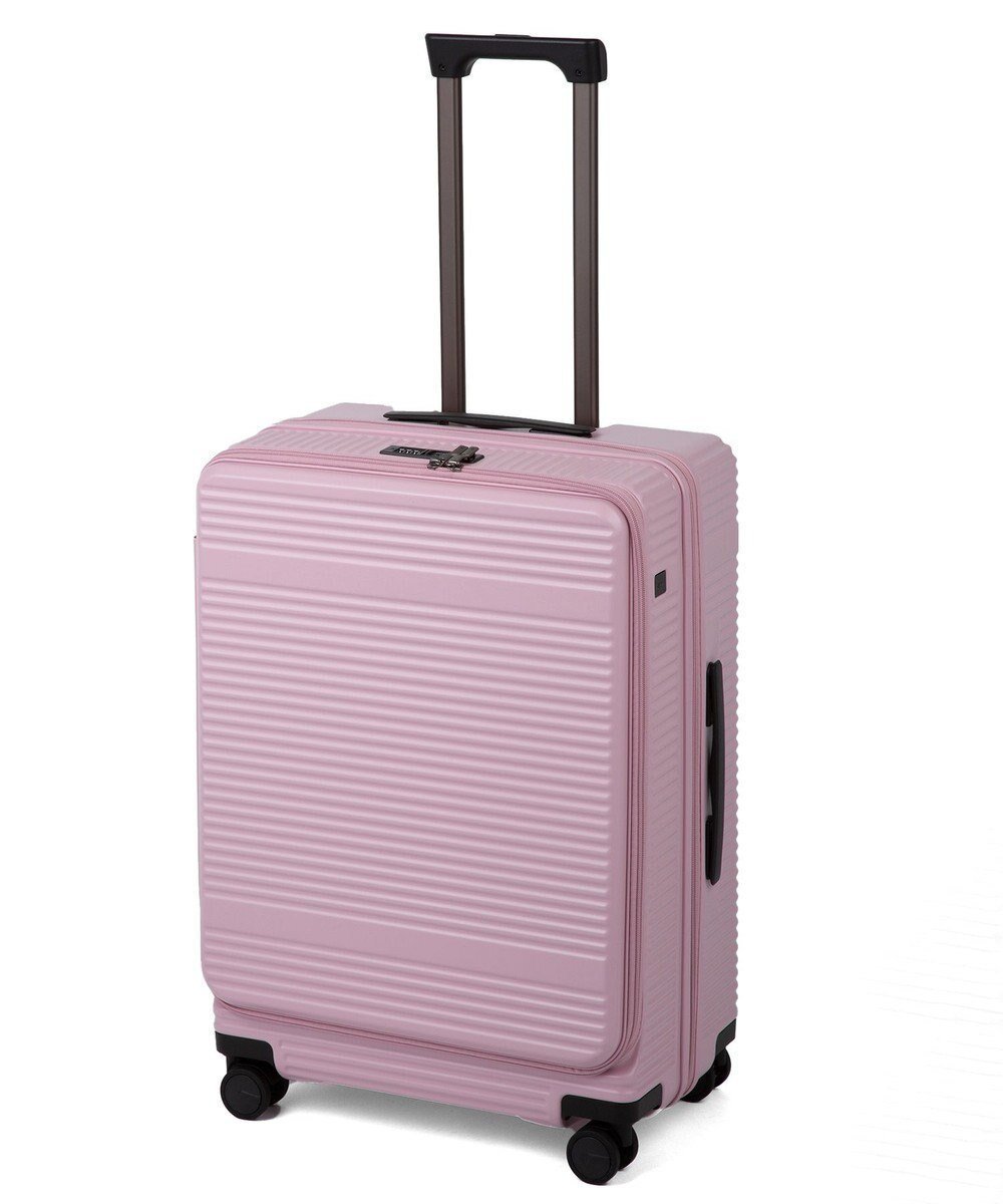 【エースバッグズアンドラゲッジ/ACE BAGS & LUGGAGE】のace. サルートン フロントオープンスーツケース M~Lサイズ 68~77L 05363 インテリア・キッズ・メンズ・レディースファッション・服の通販 founy(ファニー) ファッション Fashion レディースファッション Fashion for Women スーツ Business Suits & Workwear シンプル Simple, Minimal スマート Smart, Elegant フロント Front, Front Design リュック Backpack, Rucksack 再入荷 Restock / Back in Stock 旅行 Travel スーツケース キャリーケース Suitcase / Carry Case ピンク|ID: prp329100004866467 ipo3291000000036242510