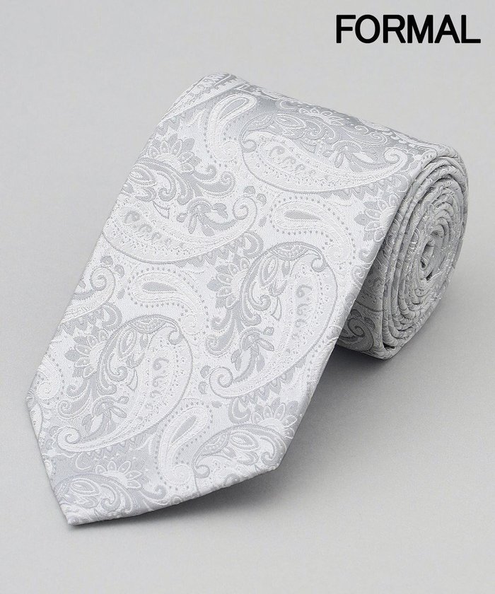 【五大陸/gotairiku / MEN】の【WEAR BLACK】フォーマル用_ペイズリー ネクタイ インテリア・キッズ・メンズ・レディースファッション・服の通販 founy(ファニー) https://founy.com/ ファッション Fashion メンズファッション Fashion for Men スーツ Suit, Formalwear フォーマル Formal, Dressy ペイズリー Paisley, Ethnic Pattern 結婚式 Wedding |ID: prp329100004866473 ipo3291000000036242613