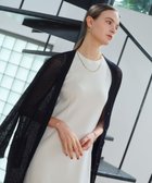 【ベイジ,/BEIGE,】のOPTICAL / ペーパーヤーンシアーロングカーディガン Navy|ID: prp329100004866477 ipo3291000000036263000