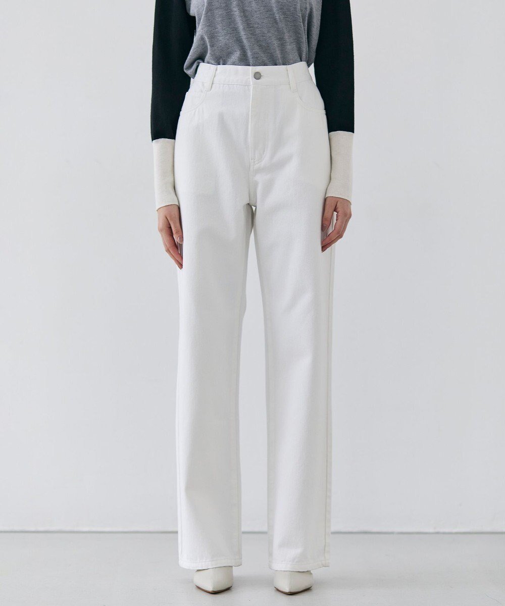 【ベイジ,/BEIGE,】の【洗える・SPRiNG 3月号掲載】FICUS / デニムワイドストレートパンツ 人気、トレンドファッション・服の通販 founy(ファニー) 　雑誌掲載アイテム　Magazine Picks & Fashion Features　ファッション雑誌　Fashion Magazines　スプリング　SPRiNG　ファッション　Fashion　レディースファッション　Fashion for Women　パンツ　Pants & Trousers　デニムパンツ・ジーンズ・美脚デニム　Denim Jeans & Pants　インディゴ　Indigo Denim　ヴィンテージ　Vintage Style　洗える　Machine Washable　クラシック　Classic, Timeless Style　3月号　March Issue　ジャケット　Jacket, Outerwear　雑誌　Magazine, Fashion Magazine　ツイル　Twist, Twisted Detail　デニム　Denim, Jeans Material　A/W・秋冬　Autumn/Winter　S/S・春夏　SS, Spring/Summer, Warm Season　夏　Summer　エレガント 上品　Elegant　 other-1|ID: prp329100004866482 ipo3291000000036242811