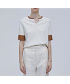 【ベイジ,/BEIGE,】のNADIA / ブラウスニットトップス 人気、トレンドファッション・服の通販 founy(ファニー) ファッション Fashion レディースファッション Fashion for Women トップス・カットソー Cut & Sew Tops ニット Knit Tops & Sweaters シャツ・ブラウス・オフィスカジュアル Elegant Blouses & Button-Ups インナー Innerwear カフス Cuff Design カーディガン Cardigan, Knitwear ジャケット Jacket, Outerwear ストレッチ Stretch, Stretchy Fabric セーター Sweater, Knitwear ビジネス 仕事 通勤 Business / Work / Commuting 夏 Summer 定番 Standard, Basic Item 春 Spring S/S・春夏 SS, Spring/Summer, Warm Season 洗える Machine Washable thumbnail Ecru x Camel|ID: prp329100004866487 ipo3291000000036243074