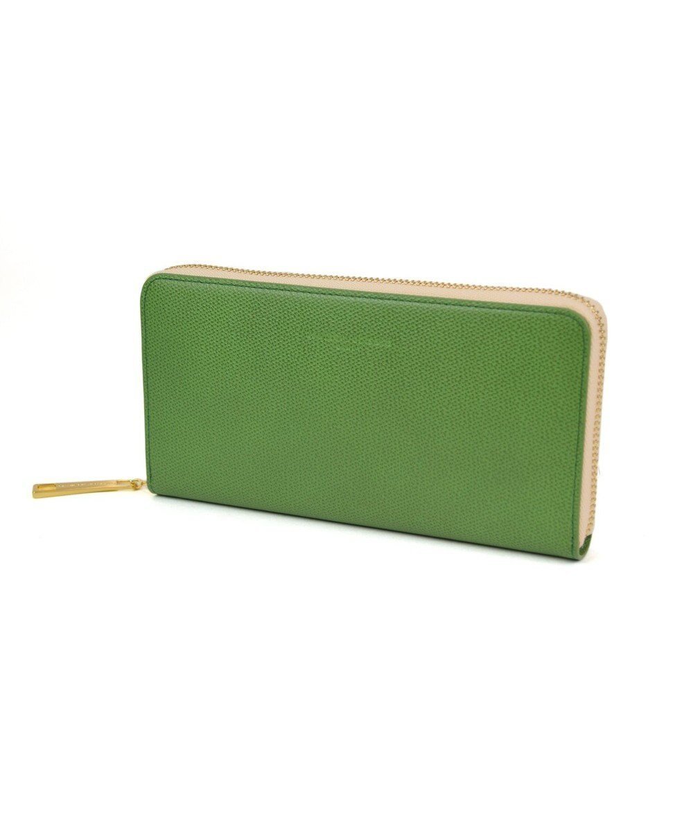 【ツモリチサト キャリー/tsumori chisato CARRY】のトリロジー ラウンドファスナー長財布 イタリアンレザー 日本製 インテリア・キッズ・メンズ・レディースファッション・服の通販 founy(ファニー) 　ファッション　Fashion　レディースファッション　Fashion for Women　ミニ財布・二つ折り財布　Wallets & Card Cases　シンプル　Simple, Minimal　ラウンド　Round, Round Neck　日本製　Made In Japan　財布　Wallet, Purse　グリーン|ID: prp329100004866489 ipo3291000000036243146