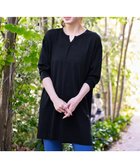 【ティアクラッセ/Tiaclasse】の【洗える】キーネックニットチュニック 人気、トレンドファッション・服の通販 founy(ファニー) ファッション Fashion レディースファッション Fashion for Women トップス・カットソー Cut & Sew Tops ニット Knit Tops & Sweaters サマー Summer, Summer Style シンプル Simple, Minimal セーター Sweater, Knitwear チュニック Tunic, Long Top フィット Fit, Slim Fit 夏 Summer 春 Spring S/S・春夏 SS, Spring/Summer, Warm Season 洗える Machine Washable thumbnail ブラック|ID: prp329100004866496 ipo3291000000036243403