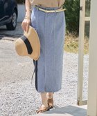 【自由区/JIYU-KU】の【洗える】コットンリネンシャンブレー スカート 人気、トレンドファッション・服の通販 founy(ファニー) ファッション Fashion レディースファッション Fashion for Women スカート Skirts インディゴ Indigo Denim ストレート Straight, Straight Cut スリット Slit, Slit Detail ツイル Twist, Twisted Detail デニム Denim, Jeans Material フロント Front, Front Design リネン Linen, Linen Fabric 夏 Summer 春 Spring S/S・春夏 SS, Spring/Summer, Warm Season 洗える Machine Washable thumbnail ライトブルー系|ID: prp329100004866501 ipo3291000000036243559