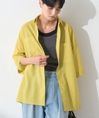 【アメリカンホリック/AMERICAN HOLIC】のイージーケア+接触冷感Wポケットオーバーシャツ 人気、トレンドファッション・服の通販 founy(ファニー) ファッション Fashion レディースファッション Fashion for Women トップス・カットソー Cut & Sew Tops シャツ・ブラウス・オフィスカジュアル Elegant Blouses & Button-Ups おすすめ Recommended / Our Picks インナー Innerwear スリット Slit, Slit Detail ボックス Boxy, Box Shape ポケット Pocket, Pocket Detail 夏 Summer 春 Spring S/S・春夏 SS, Spring/Summer, Warm Season thumbnail Yellow|ID: prp329100004866503 ipo3291000000036243623