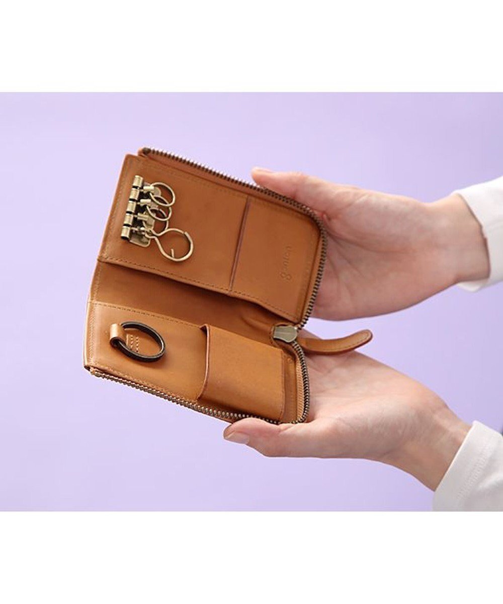 【ゲンテン/genten】のアマーノ キーケース インテリア・キッズ・メンズ・レディースファッション・服の通販 founy(ファニー) 　ファッション　Fashion　レディースファッション　Fashion for Women　ミニ財布・二つ折り財布　Wallets & Card Cases　アクセサリー　Fashion Accessories　イタリア　Italy　財布　Wallet, Purse　定番　Standard, Basic Item　人気　Popular, Best Seller　ポケット　Pocket, Pocket Detail　チャ|ID: prp329100004866506 ipo3291000000036243696