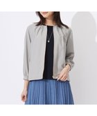 【ジェイ プレス/J.PRESS】の【洗える】80/1スパンタイプライター ノーカラー ブルゾン モカグレー系|ID: prp329100004866513 ipo3291000000036243862