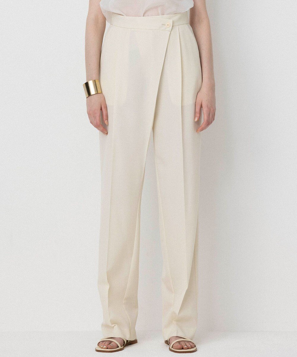 【ネイヴ/NAVE】の【Nave・セットアップ可】ウールポリエステルツイルパンツ インテリア・キッズ・メンズ・レディースファッション・服の通販 founy(ファニー) 　ファッション　Fashion　レディースファッション　Fashion for Women　セットアップ　Matching Sets　レディースパンツ・ボトムス　Pants & Trousers / Bottoms　春　Spring　シリコン　Silicone, Silicone Material　ジャケット　Jacket, Outerwear　セットアップ　Set-Up, Coordinated Outfit　センター　Center, Center Line　ベスト　Vest, Waistcoat　ポケット　Pocket, Pocket Detail　リラックス　Relax, Relaxed Fit　S/S・春夏　SS, Spring/Summer, Warm Season　夏　Summer　アイボリー系|ID: prp329100004866518 ipo3291000000036244024