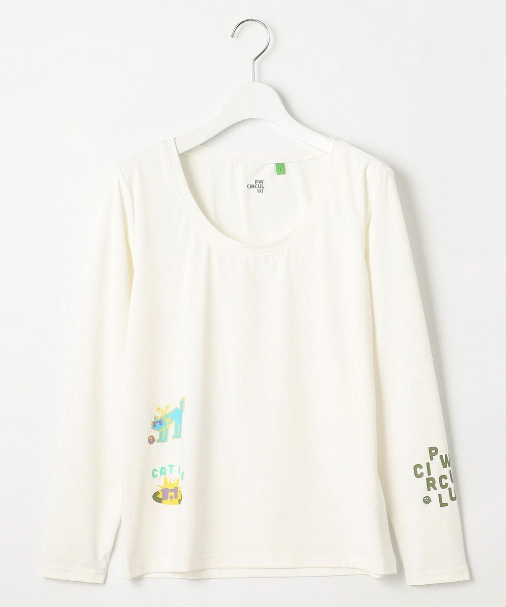 【ピーダブリュサーキュラス/PW CIRCULUS】の【UV遮蔽率98% UVカット】【WOMEN】UVインナー ゴルフウェア レディース インテリア・キッズ・メンズ・レディースファッション・服の通販 founy(ファニー) ファッション Fashion レディースファッション Fashion for Women トップス・カットソー Cut & Sew Tops シャツ・ブラウス・オフィスカジュアル Elegant Blouses & Button-Ups ロングTシャツ・Tシャツ Longline T-Shirts & Tees カットソー・ベーシックTシャツ Cut-and-Sewn Tops / Stretch Tees & Basics おすすめ Recommended / Our Picks インナー Innerwear カットソー Cut and Sewn Top ゴルフ Golf ストレッチ Stretch, Stretchy Fabric 夏 Summer 春 Spring S/S・春夏 SS, Spring/Summer, Warm Season ホワイト系|ID: prp329100004866520 ipo3291000000036244047