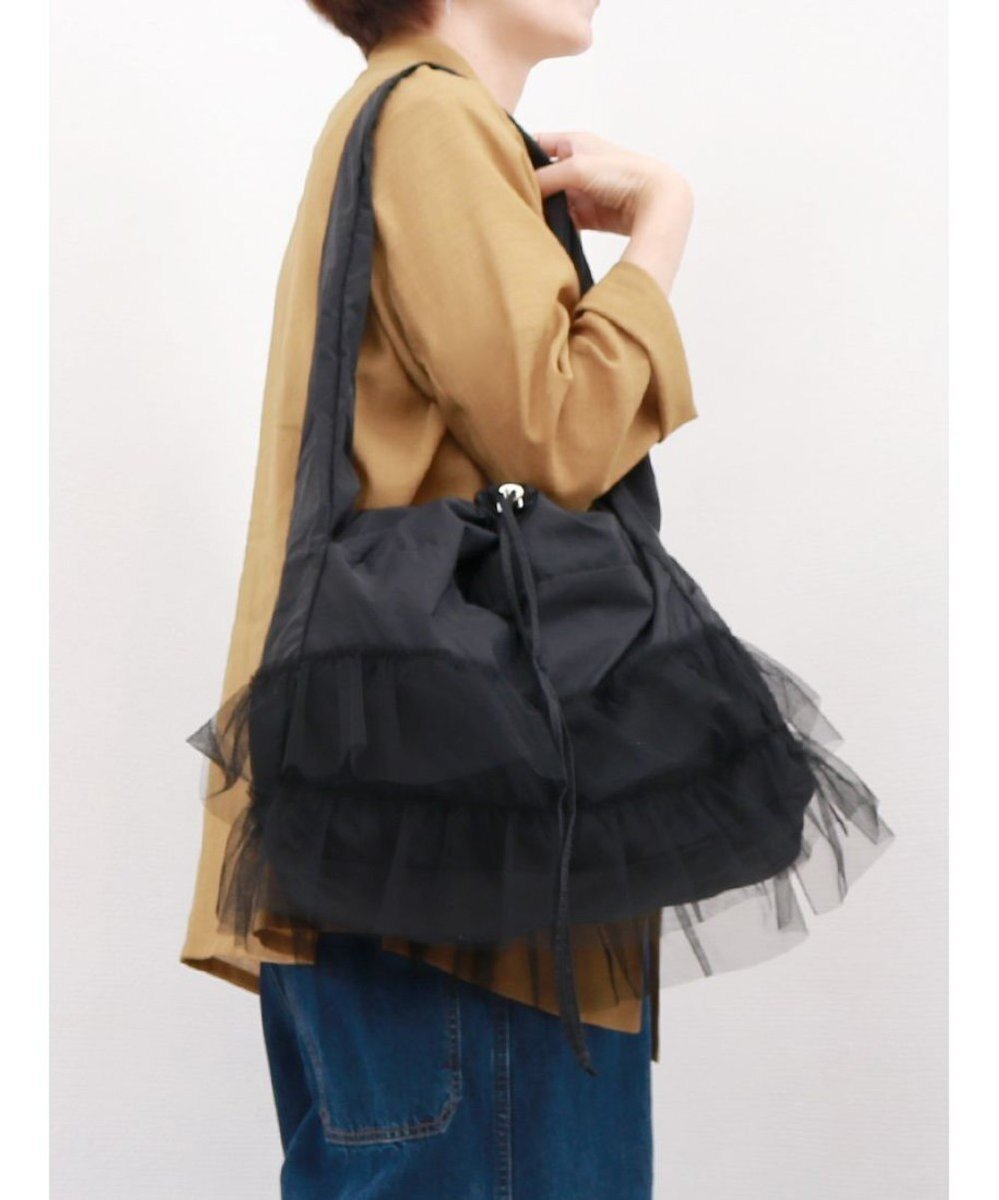 【アンビリオン/UNBILLION】のカシュカシュ cachecache / シフォンフリルショルダー 人気、トレンドファッション・服の通販 founy(ファニー) 　ファッション　Fashion　レディースファッション　Fashion for Women　バッグ　Bags　カラフル　Colorful Design　シフォン　Chiffon, Lightweight Fabric　チュール　Tulip, Tulip Motif　ハンド　Hand, Handmade　フリル　Frill, Ruffle　ミックス　Mix, Mixed Style　モチーフ　Motif, Design Theme　再入荷　Restock / Back in Stock　 other-1|ID: prp329100004866545 ipo3291000000036245039