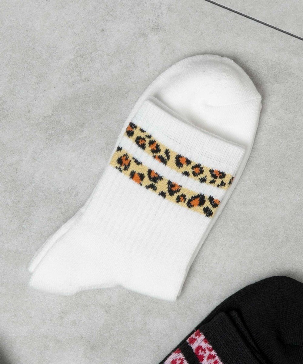 【ウィゴー/WEGO】の2ラインソックス インテリア・キッズ・メンズ・レディースファッション・服の通販 founy(ファニー) 　ファッション　Fashion　レディースファッション　Fashion for Women　ソックス&靴下　Socks & Hosiery　レッグウェア・ストッキング　Legwear & Hosiery　ソックス　Socks, Hosiery　フィット　Fit, Slim Fit　ワンポイント　One Point, Statement Accent　柄1|ID: prp329100004866570 ipo3291000000036245682