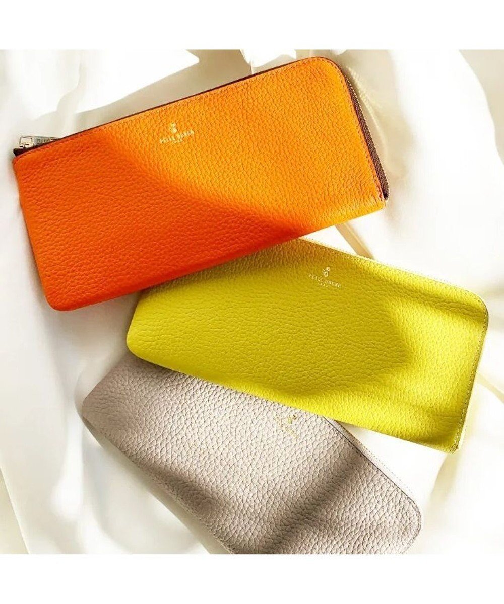 【ペレボルサ/PELLE BORSA】のL字ファスナー長財布 Reinette Goods レネットグッズ 47184785 インテリア・キッズ・メンズ・レディースファッション・服の通販 founy(ファニー) ファッション Fashion レディースファッション Fashion for Women ミニ財布・二つ折り財布 Wallets & Card Cases コンビ Combo, Combination Style 財布 Wallet, Purse ポケット Pocket, Pocket Detail オレンジ|ID: prp329100004866834 ipo3291000000036250421