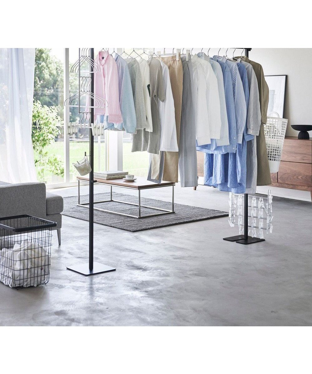 【タワー/tower】の【花粉対策!】折り畳み室内物干し タワー ブラック 人気、トレンドファッション・服の通販 founy(ファニー) 　ファッション　Fashion　レディースファッション　Fashion for Women　 other-1|ID: prp329100004866840 ipo3291000000036250455