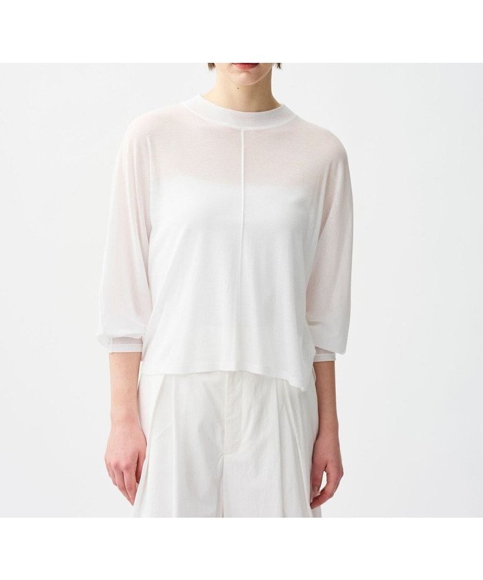 【アンクレイヴ/uncrave】のシアーハイツイストリブ ドルマントップス インテリア・キッズ・メンズ・レディースファッション・服の通販 founy(ファニー) https://founy.com/ ファッション Fashion レディースファッション Fashion for Women トップス・カットソー Cut & Sew Tops シャツ・ブラウス・オフィスカジュアル Elegant Blouses & Button-Ups ロングTシャツ・Tシャツ Longline T-Shirts & Tees カットソー・ベーシックTシャツ Cut-and-Sewn Tops / Stretch Tees & Basics イレギュラー Irregular Design カットソー Cut and Sewn Top グラデーション Gradient, Ombre シアー Sheer, See-Through 夏 Summer 春 Spring S/S・春夏 SS, Spring/Summer, Warm Season |ID: prp329100004866844 ipo3291000000036250468