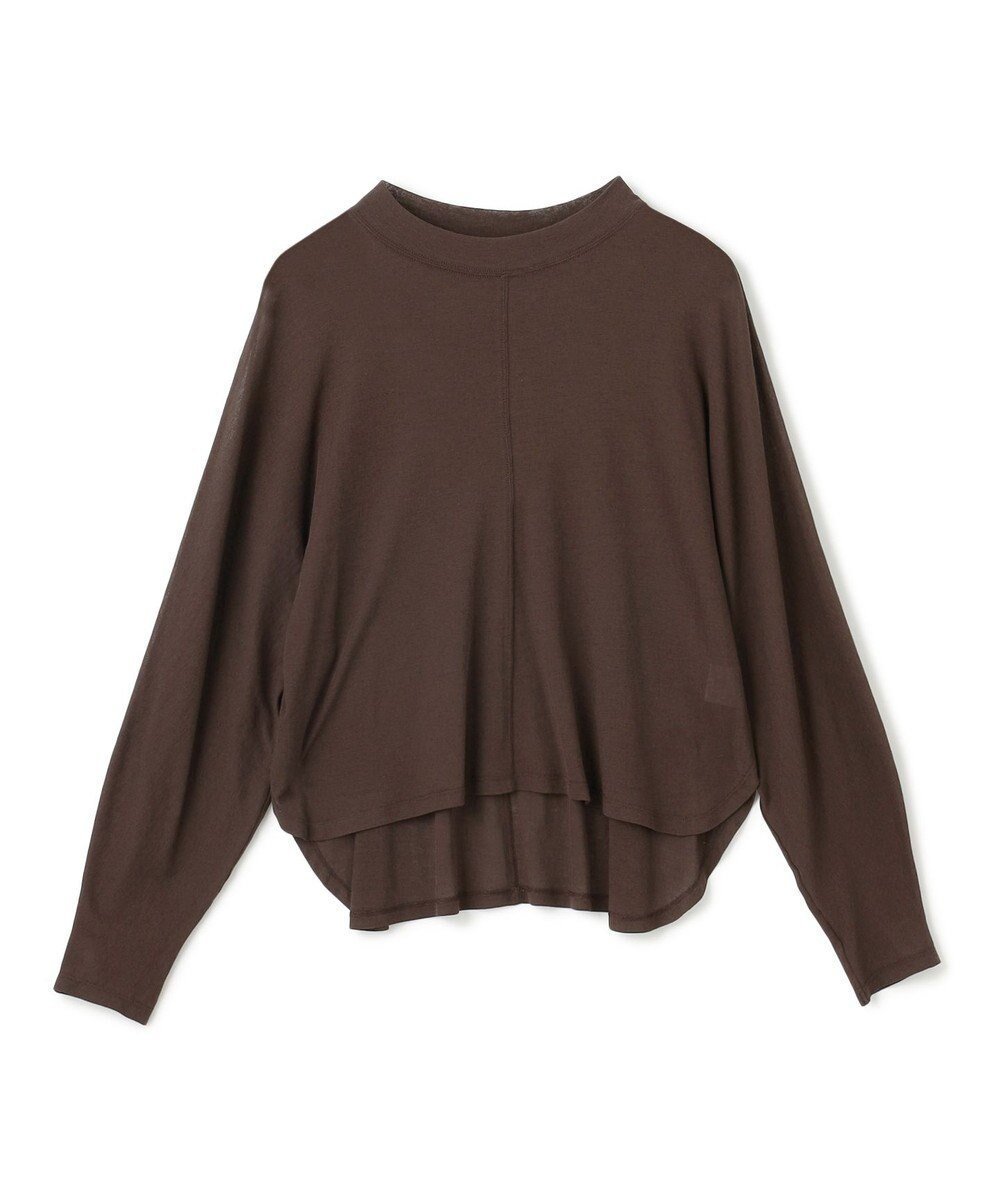 【アンクレイヴ/uncrave】のシアーハイツイストリブ ドルマントップス インテリア・キッズ・メンズ・レディースファッション・服の通販 founy(ファニー) ファッション Fashion レディースファッション Fashion for Women トップス・カットソー Cut & Sew Tops シャツ・ブラウス・オフィスカジュアル Elegant Blouses & Button-Ups ロングTシャツ・Tシャツ Longline T-Shirts & Tees カットソー・ベーシックTシャツ Cut-and-Sewn Tops / Stretch Tees & Basics イレギュラー Irregular Design カットソー Cut and Sewn Top グラデーション Gradient, Ombre シアー Sheer, See-Through 夏 Summer 春 Spring S/S・春夏 SS, Spring/Summer, Warm Season ブラウン|ID: prp329100004866844 ipo3291000000036250470