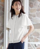 【ティアクラッセ/Tiaclasse】の【セットアップ対応・洗える】シアーチェックブラウス オフホワイト|ID: prp329100004866855 ipo3291000000036250546