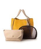 【アンビリオン/UNBILLION】のカシュカシュ cachecache / ミニショルダー付きソフトレザー調ミニトートバッグ 人気、トレンドファッション・服の通販 founy(ファニー) ファッション Fashion レディースファッション Fashion for Women バッグ Bags カラフル Colorful Design ショルダー Shoulder, Shoulder Strap ハンド Hand, Handmade ポーチ Pouch, Small Case ミックス Mix, Mixed Style メッシュ Mesh, Net Fabric モチーフ Motif, Design Theme 再入荷 Restock / Back in Stock thumbnail イエローミックス|ID: prp329100004866856 ipo3291000000036250559