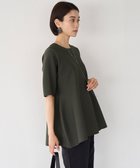 【アンフィーロ 自由区/UNFILO】のハーフスリーブ ペプラムニット 人気、トレンドファッション・服の通販 founy(ファニー) ファッション Fashion レディースファッション Fashion for Women トップス・カットソー Cut & Sew Tops ニット Knit Tops & Sweaters ウォッシャブル Machine Washable ストレッチ Stretch, Stretchy Fabric スリーブ Sleeve, Long Sleeve / Short Sleeve セーター Sweater, Knitwear ハーフ Half, Half-Length フォルム Silhouette, Form ペプラム Peplum, Flared Hem 夏 Summer 春 Spring S/S・春夏 SS, Spring/Summer, Warm Season 洗える Machine Washable 軽量 Lightweight, Ultra Light thumbnail カーキ|ID: prp329100004866857 ipo3291000000036250564